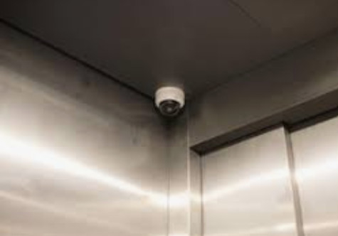 1050KG ανοξείδωτο 304 Hairline κιγκλίδωμα ανελκυστήρων CCTV