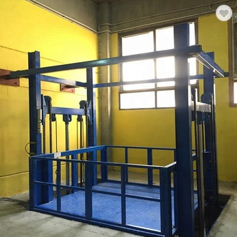 1500KG 15 φορτίου ανελκυστήρων πλοίων καταστρωμάτων χάλυβα κάθετων τόνοι ανελκυστήρων φορτίου
