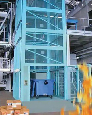 2m/s υδραυλικός ανελκυστήρας φορτίου