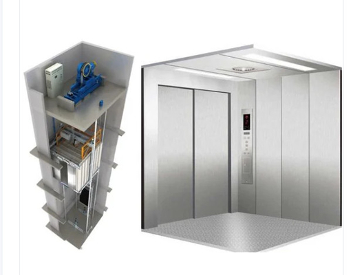 Ανελκυστήρας 1300KG 12 μηχανή Roomless μικροελεγκτών MRL Gearless προσώπων